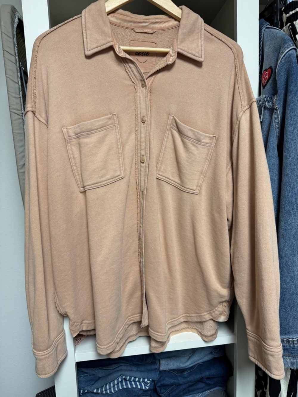 Aerie Button-Up Shirt Jacket